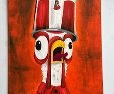 KFC Chicken Original Acrylic Painting