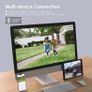 360 Degree Security Camera Outdoor, 25m Colorful Night Vision Wireless WiFi Wired CCTV Camera System,Motion Intelligent Auto Track Home PTZ Camera,Pan Tilt,1080P,2-way Audio,IP66,Siren,Support Image 6