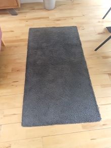 Rug Dark Grey IKEA
