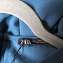Zara Petrol Blue Dress.  S. L. 14. New - No Tag. Image 4
