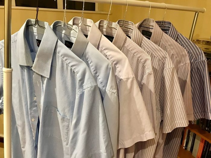 7 x M & S short-sleeve shirts (42, 161/2) perfect condition