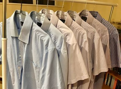 7 x M & S short-sleeve shirts (42, 161/2) perfect condition