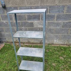 galvanized shelves