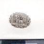 1930s Art Deco Silver Marcasite Monogram Brooch Image 7