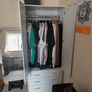 White 3-drawer wardrobe Image 2