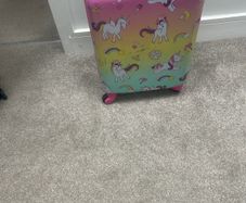 Free unicorn suitcase