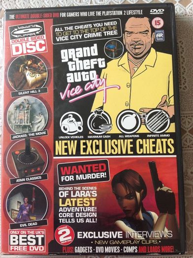 2 PS2 Cheat Discs.