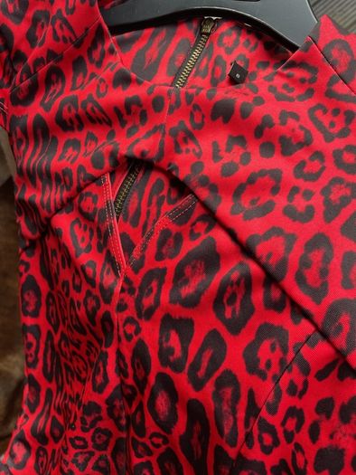 Black and Red Dress midi