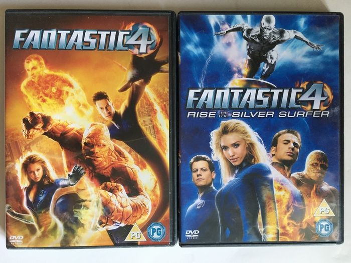 Fantastic Four [2004] & Fantastic Four: Rise Of The Silver Surfer [2007] [2xMovie DVD]