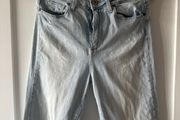 Paige distressed skinny jeans