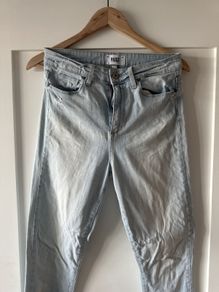 Paige distressed skinny jeans