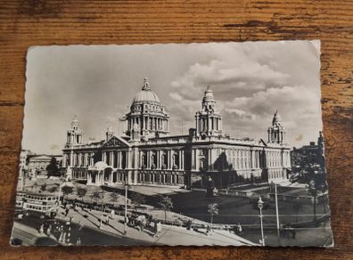 Old Postcard City Hall Belfast - free standard postage