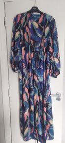 wrap maxi dress size 16