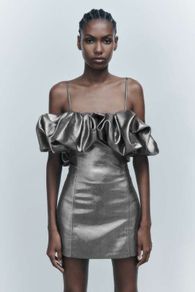 Zara Voluminous Short Dress