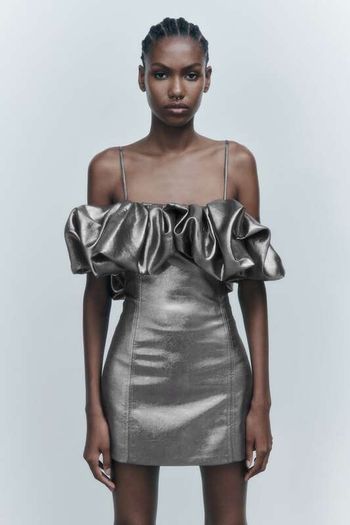 Zara Voluminous Short Dress