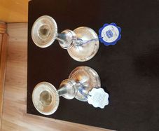 Silver Plated Candle Holders