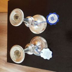 Silver Plated Candle Holders