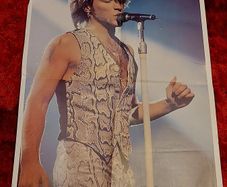 Large vintage Bon Jovi poster
