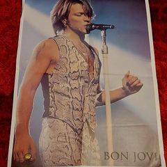 Large vintage Bon Jovi poster