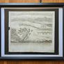 3 Matthaus Merian Antique Battle Engravings  17th Century Framed Set Image 3