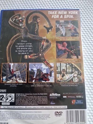 Spiderman 2 Spider Man PlayStation2 Ps2 Games Original
