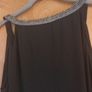 Arruba Long Black  Dress With  A Diamond V- Neckline. S.12.  New.- No Tag. Image 7