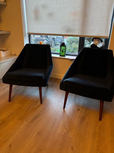 Navy accent armchair 100 each