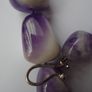 Chunky Amethyst necklace. Statement necklace, Gemstone necklace, Feb birthstone, Jewellery Image 3