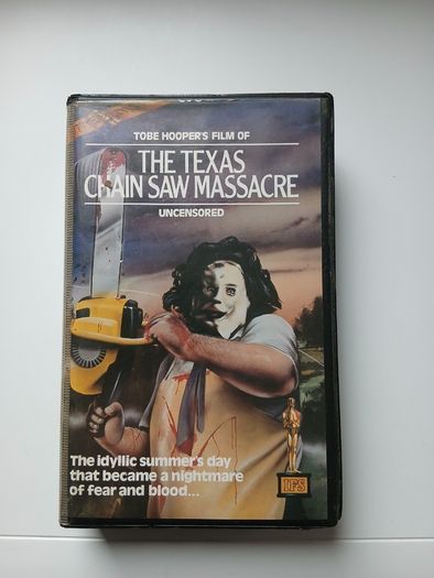 The Texas Chain Saw Massacre Pre Cert On Iver Film Services UK 1974 VHS Pal FF 30 No. 22
