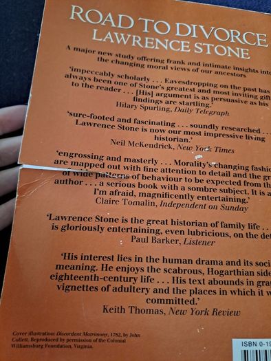Road to Divorce England 1530 to 1987 Lawrence Stone