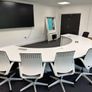 Semi-Circular Meeting Table with Integrated Power Image 2