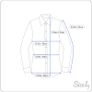 FLY GUY SHIRT Size Small Denim Look Blue Retro Slim Fit Image 7
