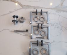 Brushed Steel Door Handles