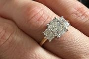Beautiful brand new diamond engagement ring