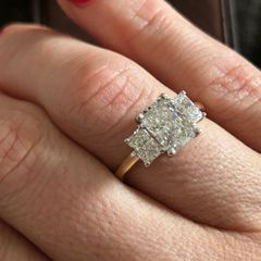 Beautiful brand new diamond engagement ring