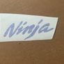 Ninja Tank Fairings Belly pan Decals x2 Image 2