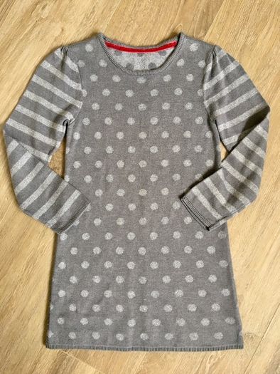 Mothercare girls jumper dress, 7-8y