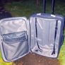 Samsonite LArge Blue Canvas Suitcase Image 5