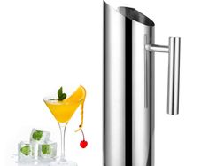 Brand New Stainless Steel Water Jug with Ice Guard Handle for Cold Drinks