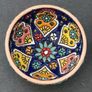 Bowls - Set of 2 Minakari Ceramic Footed Bowl Hand Painted Decorative Image 4