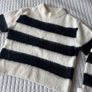 H&M Striped Mohair/Wool Blend Sweater / Knit / Jumper - Size XS Image 2