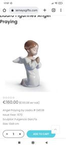 LLADRO praying angel figurine