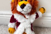 Vintage PMS Plush Stuffed Toy LION King Stuffed Animal  approx. 10" TUsed Please see photos