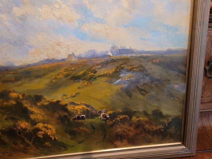 Original Henry William Moss painting - Howth Head 1933
