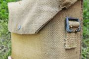 Original WW2 British Army Royal Artillery Battery Staff Webbing Satchel 1940
