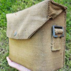 Original WW2 British Army Royal Artillery Battery Staff Webbing Satchel 1940