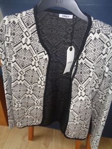 Only Cropped Aztec Cardigan for Sale