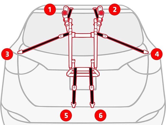 Sports Deluxe 3 Tailgate Bike Carrier (FREE POSTAGE)