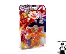 GooZonians Hero Pack Super Squishy Orange Queen Ember Figure with Flame Charm Figure Brand New Sealed Rare Hard To Find