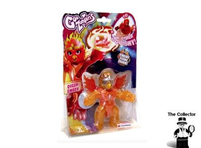 GooZonians Hero Pack Super Squishy Orange Queen Ember Figure with Flame Charm Figure Brand New Sealed Rare Hard To Find